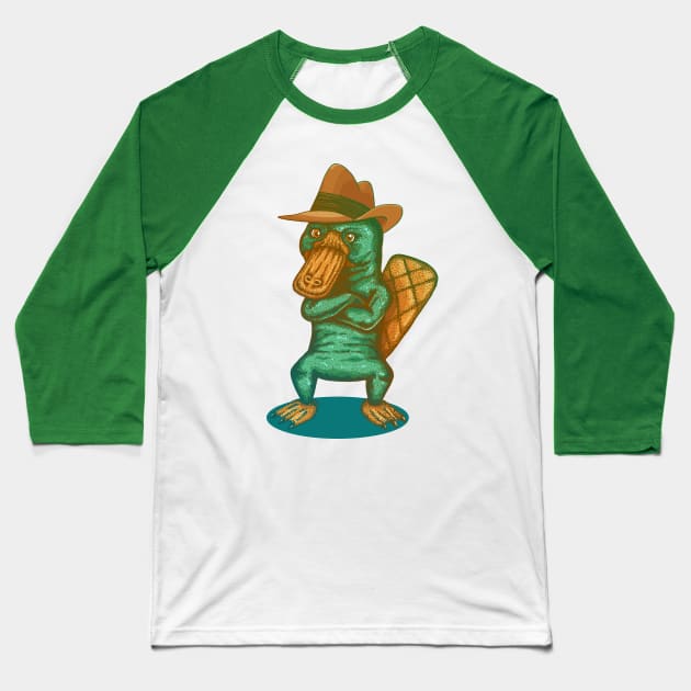 Perry the Platypus Baseball T-Shirt by Meek_Mik_PH